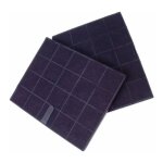 Lot de 2 filtres � charbon 238x190x10mm (fchfl) hotte airforce