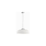 Ideal lux aria - luminaire suspendu � 1 ampoule, petit d�me, blanc, e27