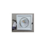 Airis - plafonnier encastr� led 30w carr� blanc 175x175mm orientable 3000k 2150lm avec driver 230v 60� ...