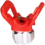 Airless peinture pulv�risateur pistolet buse garde buse si�ge de remplacement outil universel rouge nouvelle ...