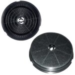 Filtre charbon rond type 180 cr300 ( l'unit) (51055 - 2020) (cr300) hotte airlux ariston hotpoint, ...