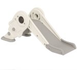 Aiyaplay - toboggan enfant pliable panier de basket 2 en 1 hdpe crme gris