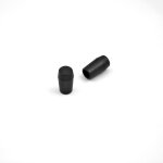 Ajile - embout enveloppant rond diamtre 10 mm pour usage intensif noir
