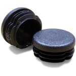 Embout insert protection à ailettes entrant patin pied de chaise meuble mobilier tubulaire rond en plastique ... Embout insert protection à ailettes entrant patin pied de chaise meuble mobilier tubulaire rond en plastique ...