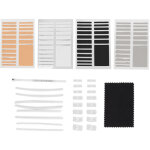 Ajusteur de taille de bague transparent, pratique et �tanche en m�tal et silicone souple, outil de mesure ...