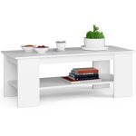 Table basse akord kami blanche 120 cm 120x50x45 cm