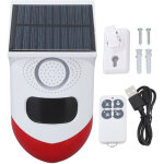 Alarme ext�rieure solaire avec d�tecteur de mouvement, contr�le app, �tanche ip67 pour jardin et ferme ...