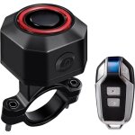 Alarme de velo antivol, alarme de v�lo � d�tection de vibrations avec t�l�commande, alarme moto sans ...
