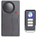 Alarme de vibration sans fil, v�hicule / porte / fen�tre alarme antivol, son 110db ( compris la t�l�commande) ...