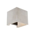 Alban - applique murale - 1 lumière - h 140 mm - gris - rustique - éclairage intérieur - salon i chambre ... Alban - applique murale - 1 lumière - h 140 mm - gris - rustique - éclairage intérieur - salon i chambre ...