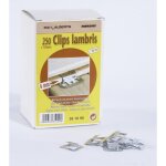 Alberts lot de 250 clips + clous pour lambris bois