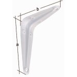 Alberts - console l. 250mm h. 300mm sta laqu blanc. trgf. 166kg gah (par 20)
