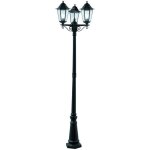Alex - lampadaire extrieur  3 ampoules noir ip44, e27 - searchlight