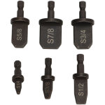 Al�soir pour tubes de climatiseur en cuivre robuste, ensemble de forets d'�largissement avec poign�e ...