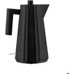 Alessi mdl06 b pliss� bouilloire �lectrique noire 1. 7l
