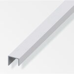 Profil de poignée en aluminium 20x22x15mm longueur 1m argent - 01403 - alfer Profil de poignée en aluminium 20x22x15mm longueur 1m argent - 01403 - alfer