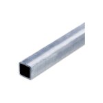 Tube carr acier brut, l. 1 m x l. 3 cm x h. 3 cm