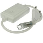 Alimentation fiche transformateur 4 broches rvb interrupteur contr�leur bobine led