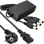 Alimentation stabilisee transformateur 12v 5a 4 sorties dvr camera strips Alimentation stabilisee transformateur 12v 5a 4 sorties dvr camera strips