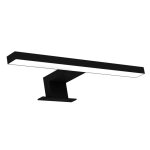 Applique led noir mat pour armoire de toilette ou miroir - 4. 8w - eclairage blanc - 6000 kelvin - rigel ...
