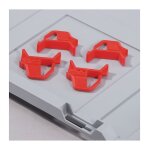 Fermeture  glissire rouge - 456781 - allit