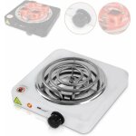 Allume charbon - lectrique, 1000 w, thermostat 5 positions, protection surchauffe, en blanc - plaque ...