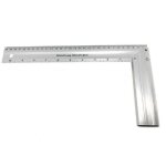 L'alluminium est compos d'un carr combin avec une rgle de 300 mm