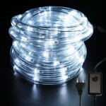 Alovze tube lumineux ext�rieur led guirlande lumineuse d�coration et adapteur d?alimentation blanc froid ...