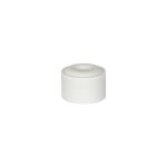 Alpertec - lot de 4 but�es de porte � fixer au sol caoutchouc blanc d. 4 cm x h. 2. 5 cm