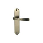 Alpertec - poign�es de porte avec canon fusil mat, bec de cane, sans trou