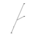 Stabilisateur universel galvanisé - echafaudage 2, 20m à 3, 30m réf: u0220g - altrad Stabilisateur universel galvanisé - echafaudage 2, 20m à 3, 30m réf: u0220g - altrad