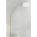 Homemaison - lampadaire design, lampadaire arc rainbow beige en wood, aluminor Homemaison - lampadaire design, lampadaire arc rainbow beige en wood, aluminor