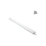 Aluson - r�glette led �tanche avec d�tecteur 120cm 40w ip65 - 120 deg - blanc chaud - 3000k