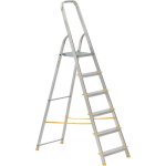 Alve - escabeau en aluminium eurostyl 6 marches
