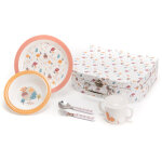 Coffret repas enfant 5 pi�ces valisette - amadeus