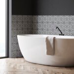 Ambiance - sticker - sticker mural carrelage adh�sif cuisine salle de bain - 60 stickers carrelages oriental ...