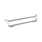 Ambos - cintre porte pantalons - dcor : gris clair - hauteur : 100 mm - largeur : 12 mm - longueur : ...