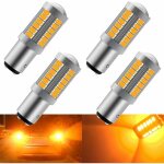 Ambre 1157 ba15d p21 / 5w 5630 33smd ampoules led canbus de voiture 900lm super bright feu de clignotants ...