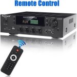 Ampli er st�r�o 2 x 200w bluetooth entr�e phono auto 2 zones 5 calibrage hdmi