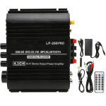 Amplificateur audio bluetooth 5. 0 hi - fi 4. 1 canaux avec t�l�commande - lecture multi - format - alimentati ...