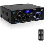 Amplificateur audio, amplificateur hifi, amplificateur st�r�o 600w 2 canaux, bluetooth 5. 0, 12v 220v, ...