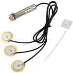 Amplificateur piezo pr� - c�bl� pour guitare, capteur et transducteur de remplacement
