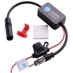 Amplificateur de signal d'autoradio, auto voiture fm am radio antenne de signal st�r�o amplificateur ...