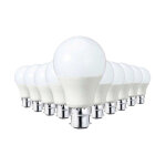 Ampoule b22 led 9w 220v a60 270� - pack de 10 / blanc neutre - silumen