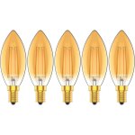 Ampoules bougie � led e14 4w, 30w ampoule � incandescence �quivalent, 2200k blanc chaud, 300lm, cri80 ...
