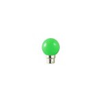 Ampoule couleur verte sph�rique 230v 15w b22d - 124045 - orbitec