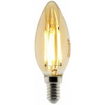 Elexity - ampoule led filament ambr�e flamme 4w e14 345 lumens