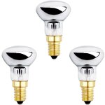 Ampoule e14 r39 25w pour lampe de lave, dimmable, blanc chaud 2600k, 250lm, ampoules r�flecteur petit ...