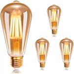 Ampoule � filament led e27 st64 , ampoules vintage 4w 2200k blanc chaud r�tro edison ampoule vintage ...