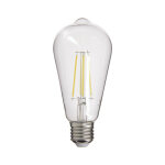Xanlite - ampoule � filament led edison, culot e27, 8w cons. (75w eq. ), lumi�re blanc chaud - rfe1055st ...
